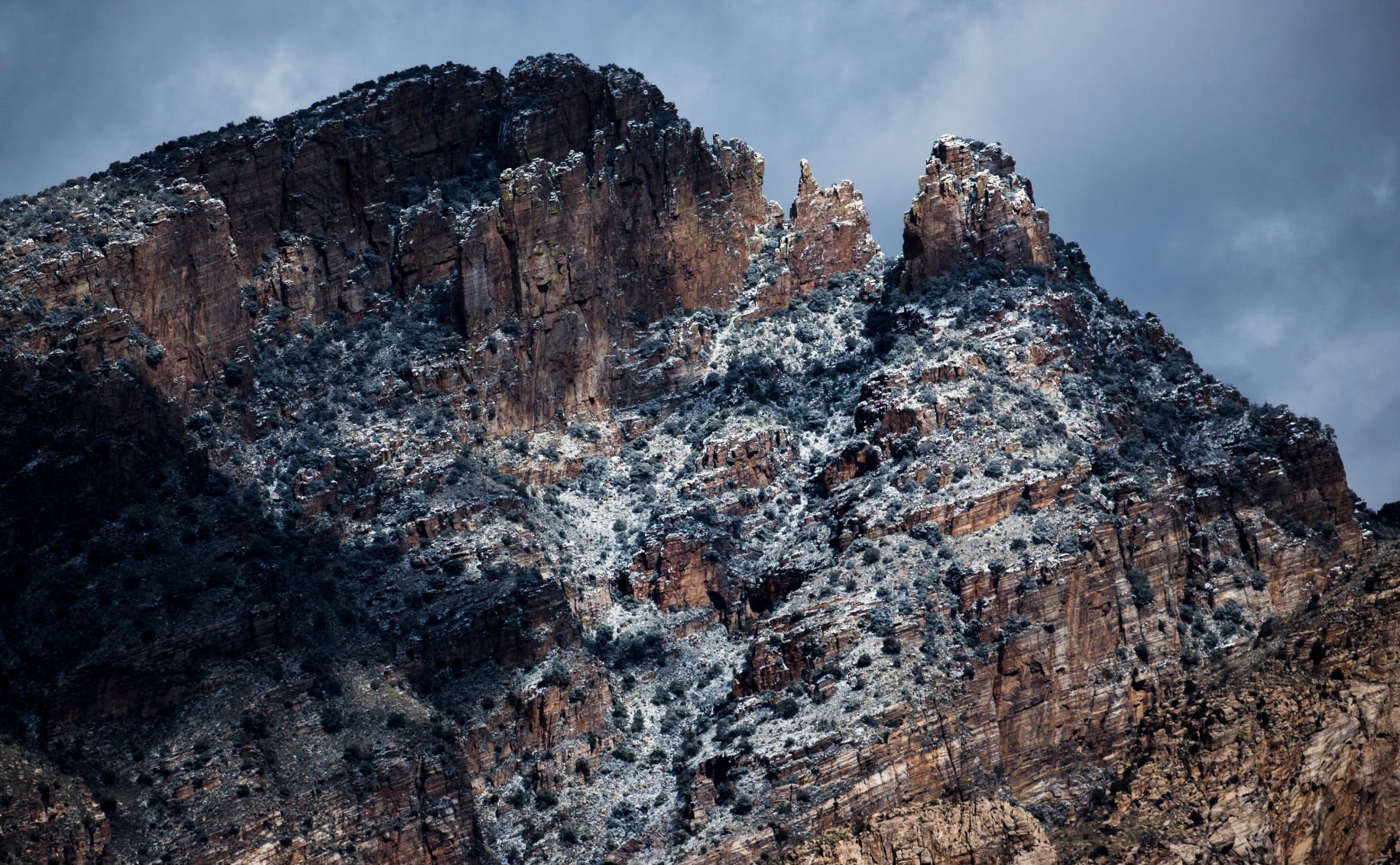 Snow around Tucson